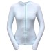 Рашгард женский SCALLOPS PROSKIN ZIP W`S бирюзовый